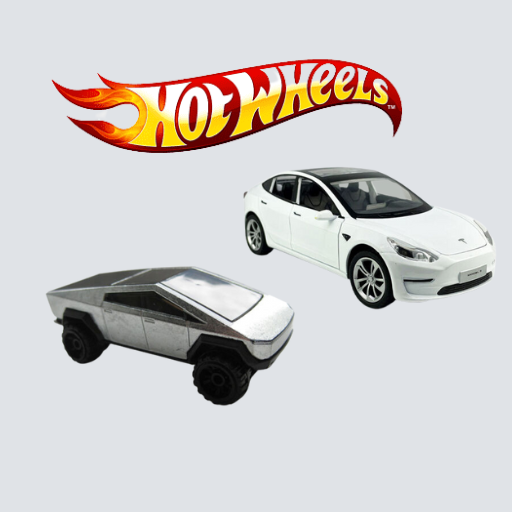 Tesla Zubehör wie Hot Wheels