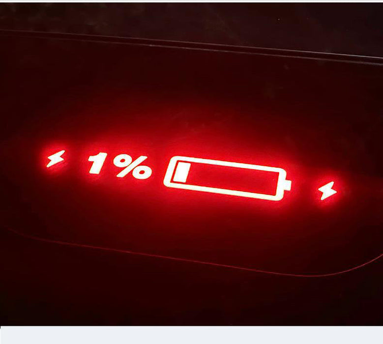 Bremslicht Aufkleber Tesla Model 3