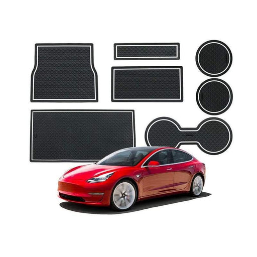 7-teiliges Matten-Set Tesla Model 3 | e-car-shop.com