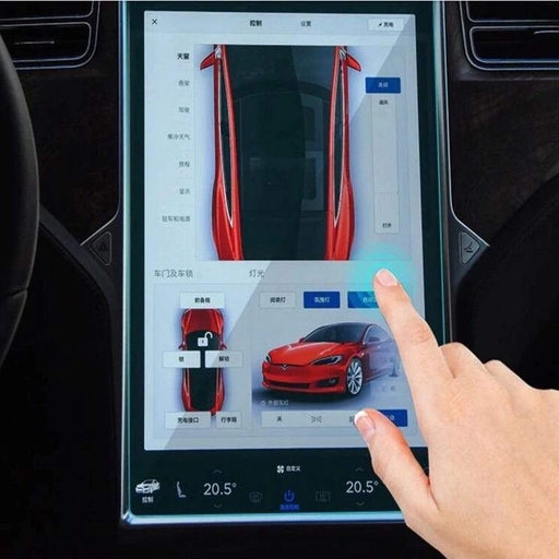 Displayschutzfolie für Tesla S/X | e-car-shop.com