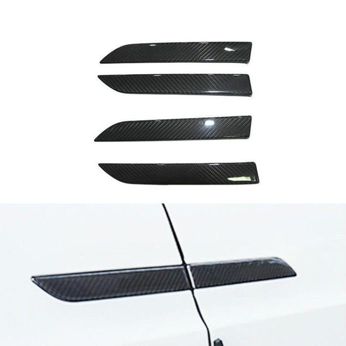 Türgriffaufsatz „chrome delete“ Tesla Model X | e-car-shop.com