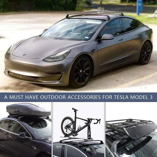 EVAUTO Tesla Model Y Einstiegsleisten Stoßfänger Einstiegsleisten  Kohlefaser ABS Kunststoff Anti-Kratz Anti-Rutsch 2021 2022 2023 Zubehör - 4  Stück