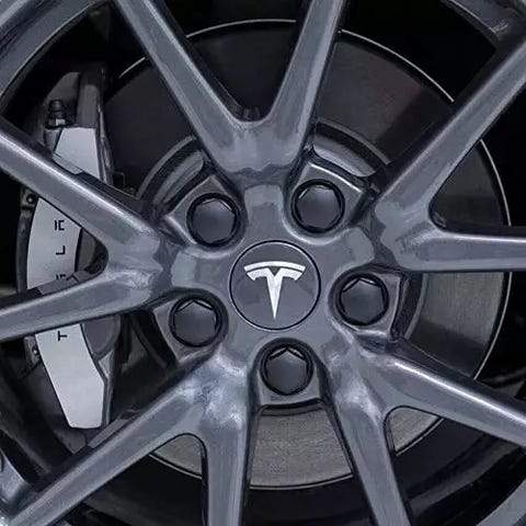 4 Stück Auto Nabendeckel für Tesla Model 3 X S 65mm, Auto Nabenkappe mit  Logo, Auto Radnabendeckel Radnabenabdeckung Felgenkappen Radkappen Zubehör,B